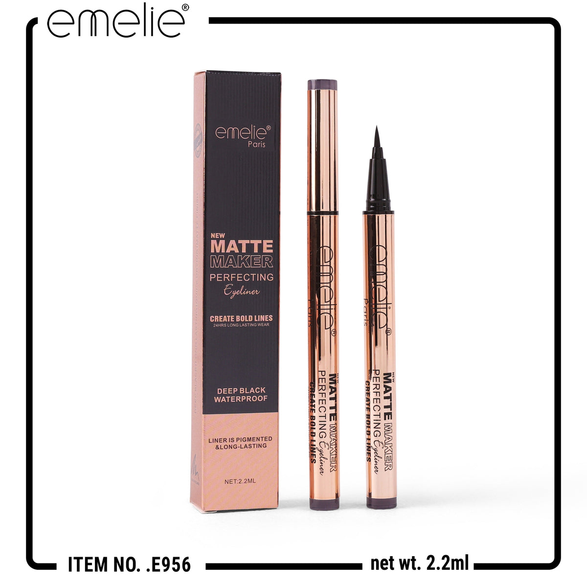 emelie® Paris Matte Maker Perfecting Eyeliner