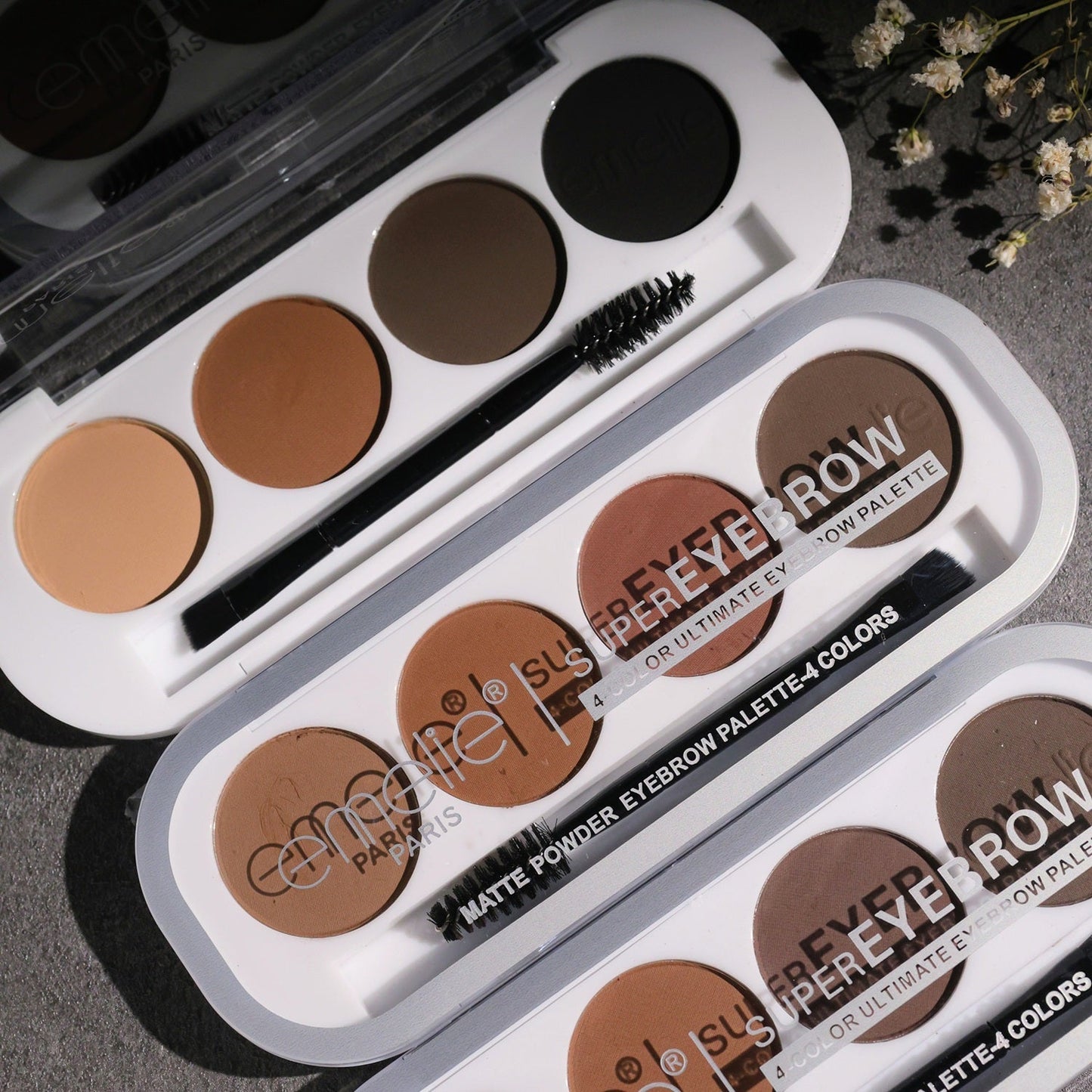 emelie® Paris SUPEREYEBROW 4-Color Ultimate Eyebrow Palette