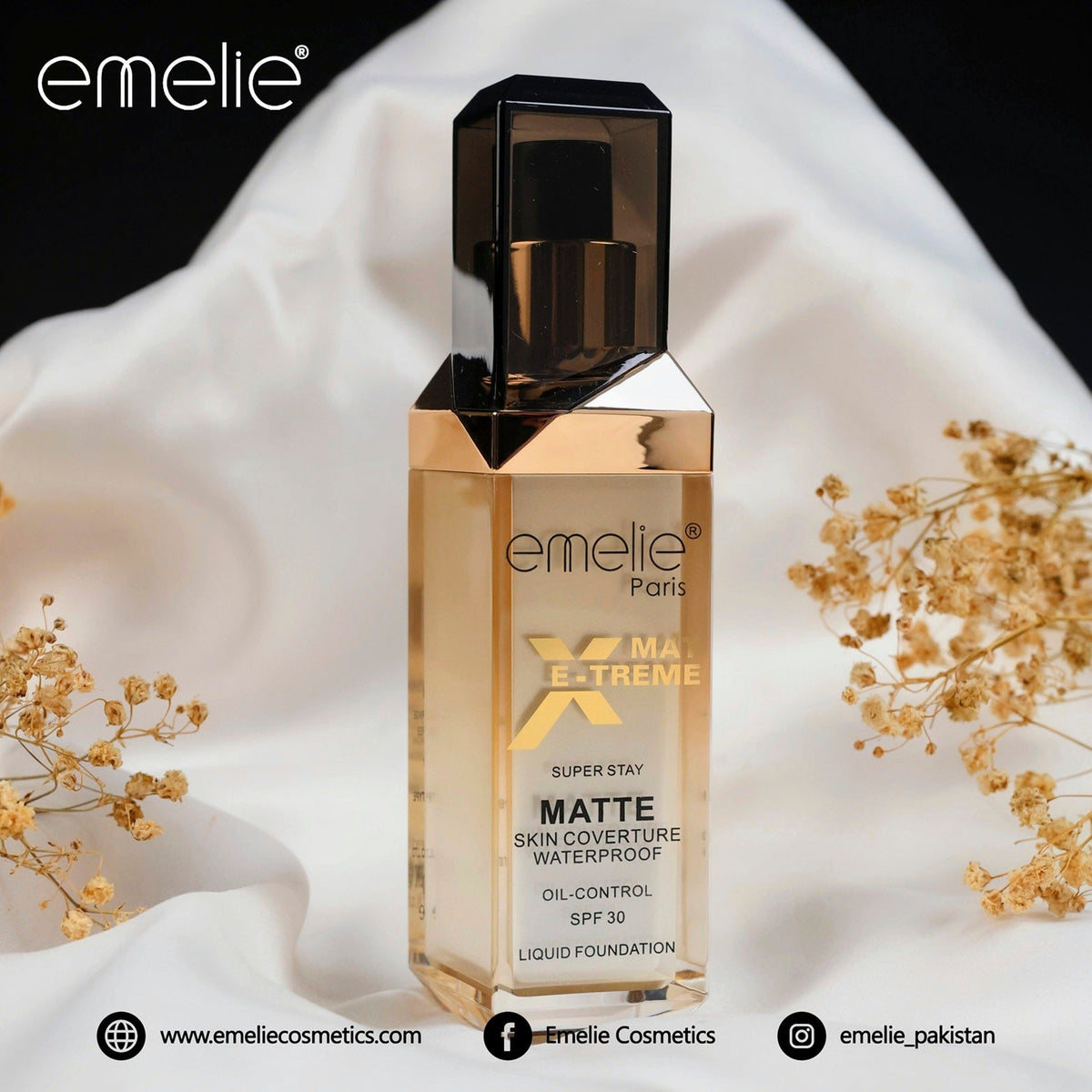 EXTREME Matte SUPER STAY Liquid Foundation - 30ml - SPF 30