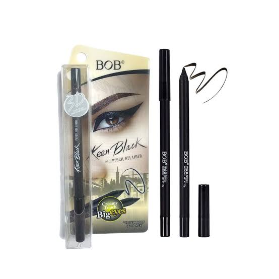 BOB 24H Keen Black Waterproof Gel Eyeliner Pencil