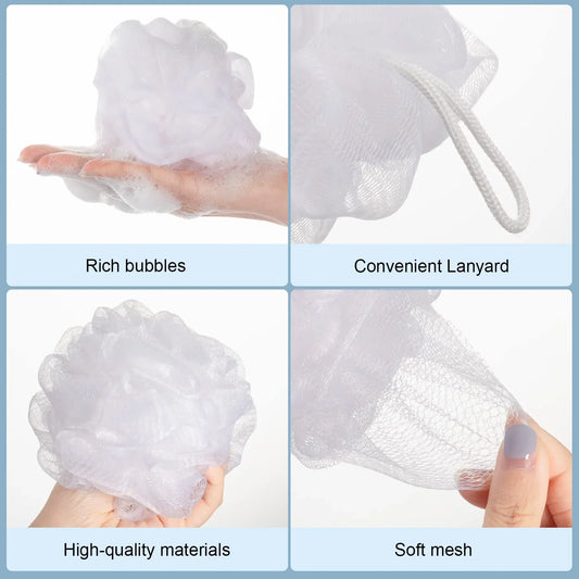 Soft Mesh Shower Sponge Bath Ball Loofah
