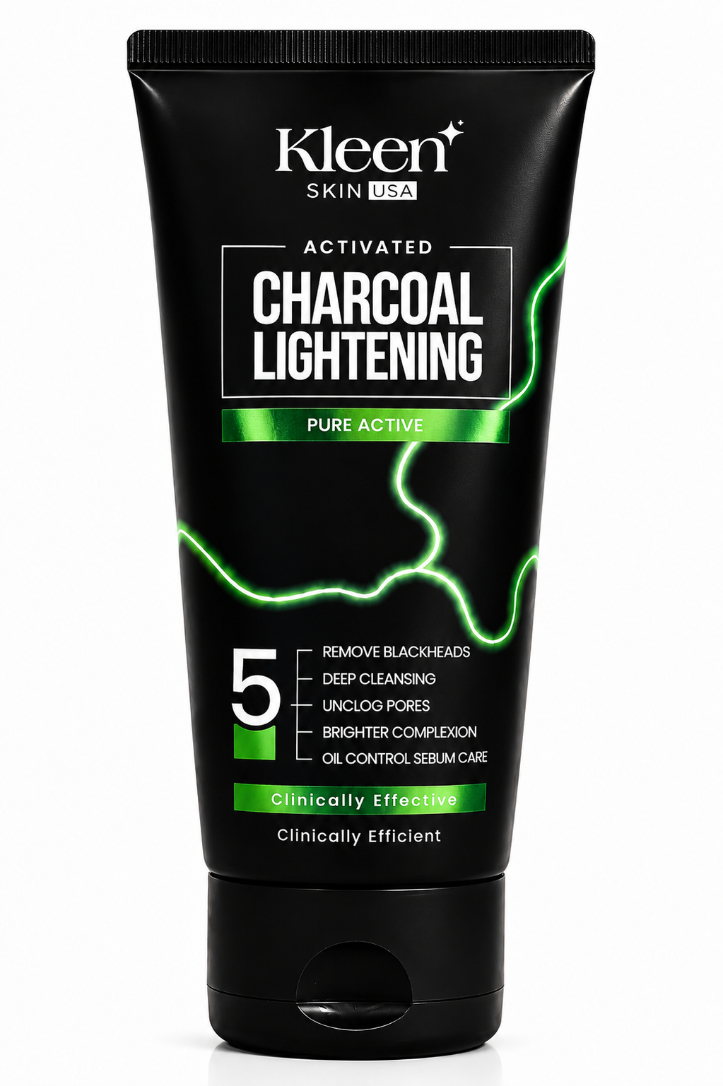 Kleen Charcoal Lightnening Face Wash