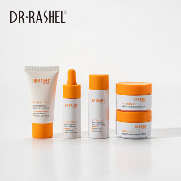 DR.RASHEL Vitamin C Brightening Skincare Travel Set (5-Piece Set)