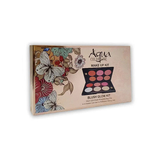 Aqua Color Line 6+6 Blush Glow & Contour Kit