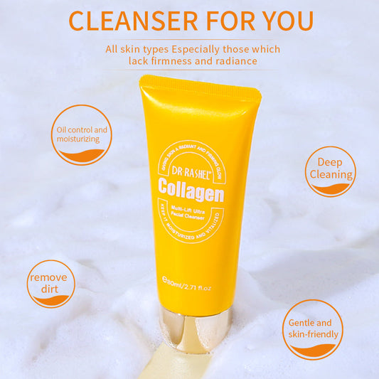 DR RASHEL Collagen Multi-Lift Ultra Essence Facial Cleanser 80ml Face Wash