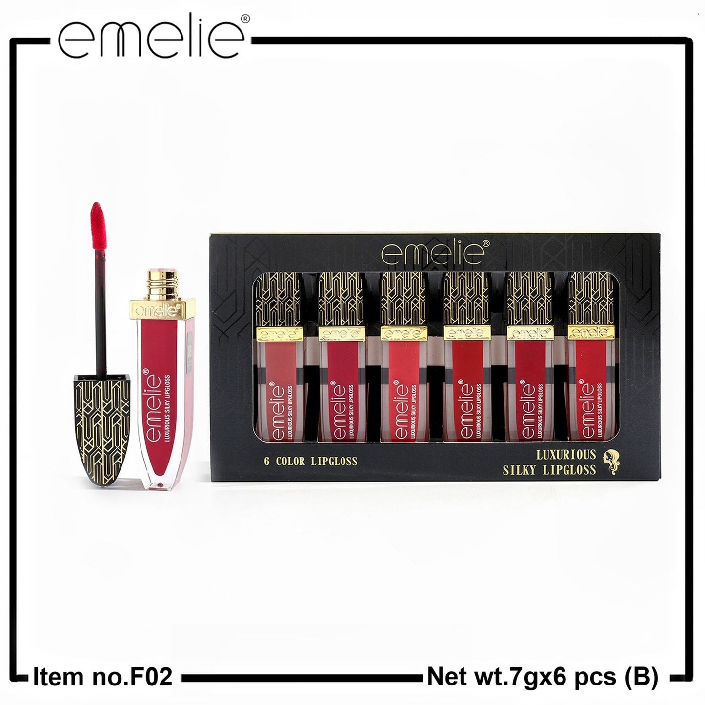 Aqua Rouge Waterproof Liquid Lip Color (6pc Set)