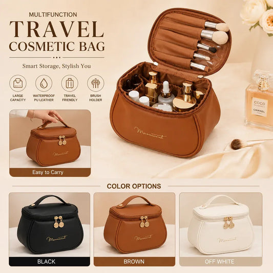 Multifunctional Waterproof Travel Cosmetic Bag & Makeup Organizer