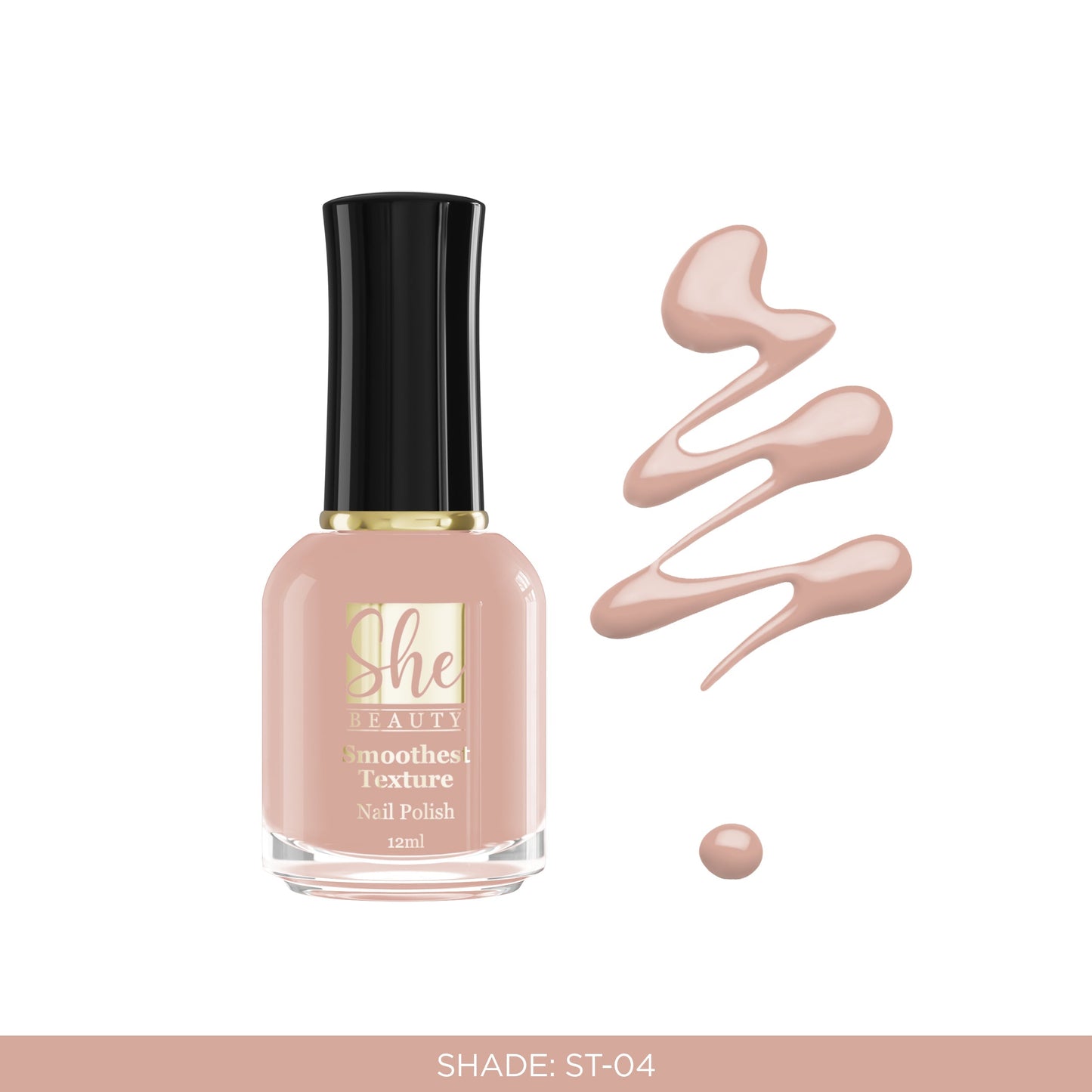Smoothest Texture Nail Polish by She Beauty (Pack of 5)