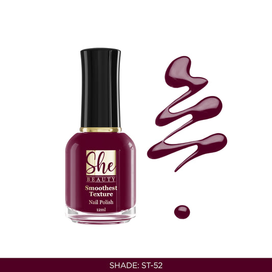 She Beauty Nail Polish Smoothest Texture ST-52