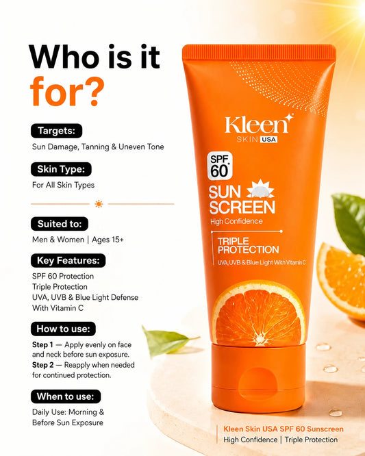 Kleen Skin USA SPF-60 Sun Screen