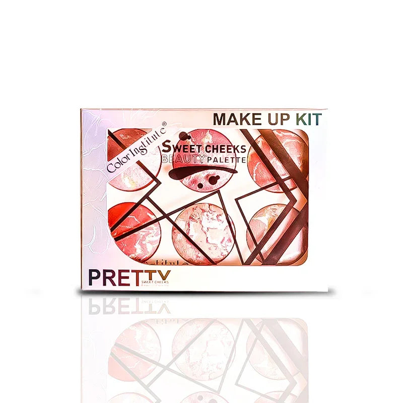 Color Institute 6 in 1 Terra cotta blushon & Highlighter Kit