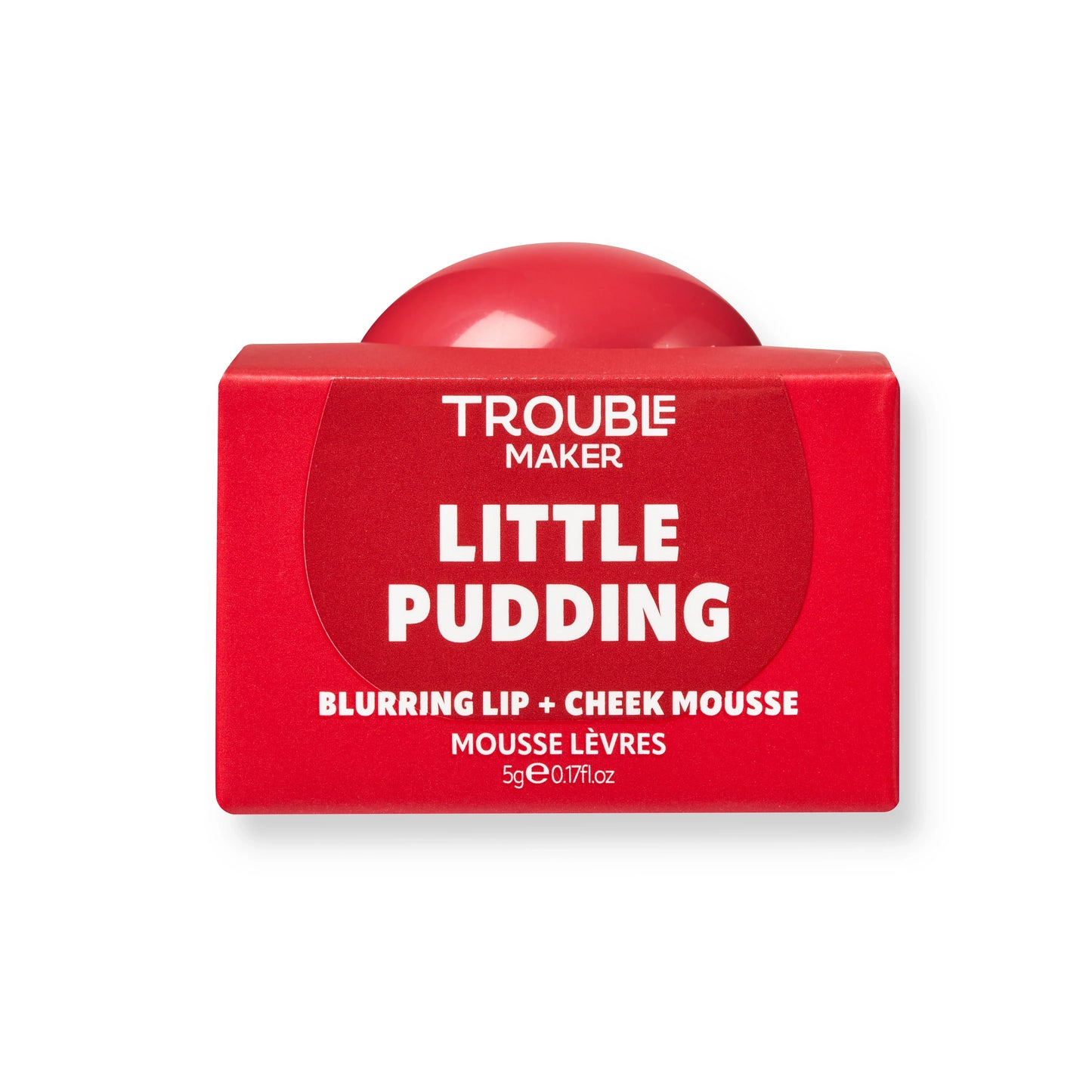 Trouble Maker Little Pudding Blurring Lip + Cheek Mousse Kimmi Coral Pink 5gm