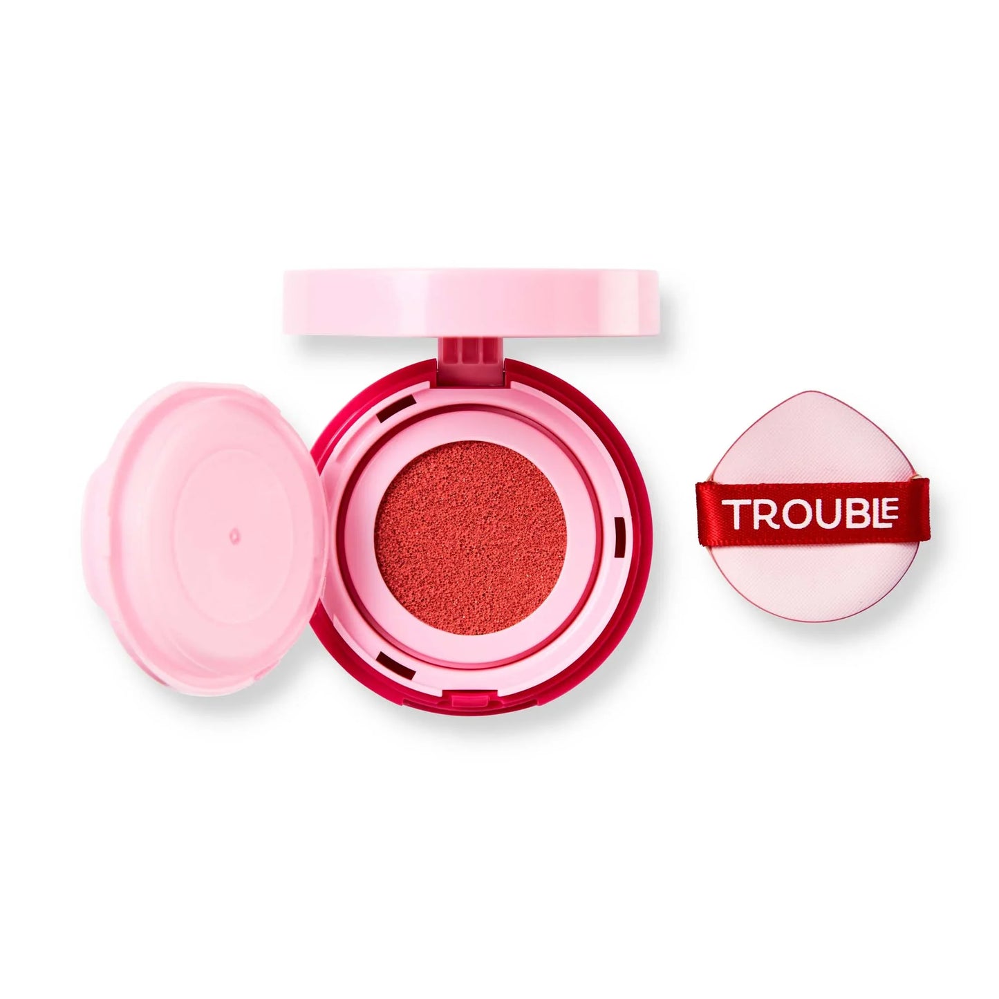 Trouble Maker Press Play Blush Cushion