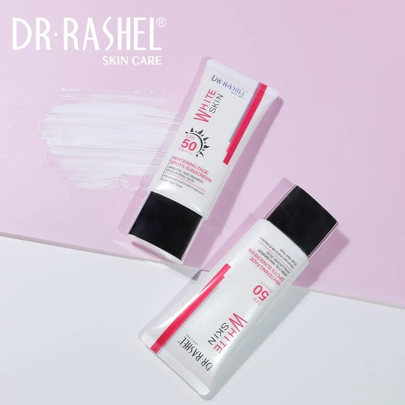 Dr. Rashel - White Skin Whitening Fade Spots Sunscreen SPF50 PA++ - 50Ml
