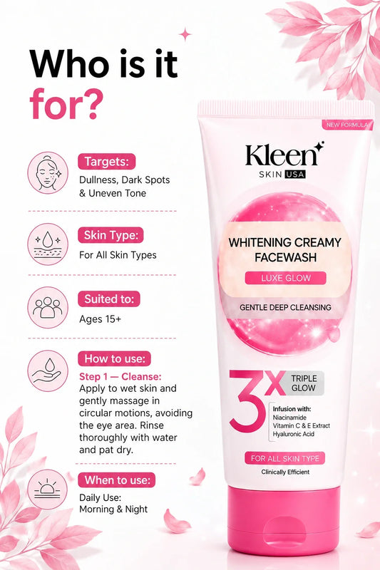Kleen Whitening Creamy Face Wash