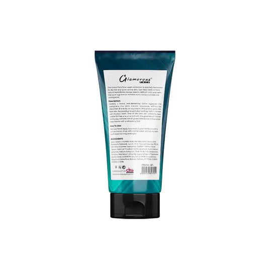 Glamorous Face Men Face Wash Turbo Boost Charcoal 3-in-1