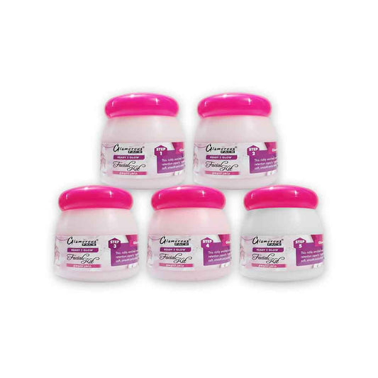 Glamorous Face 5 In 1 Ready 2 Glow Facial Kit