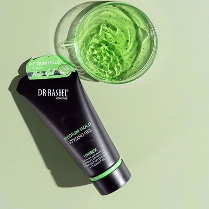 Dr. Rashel Medium Hold Styling Gel – Unisex Natural Control & Smooth Definition