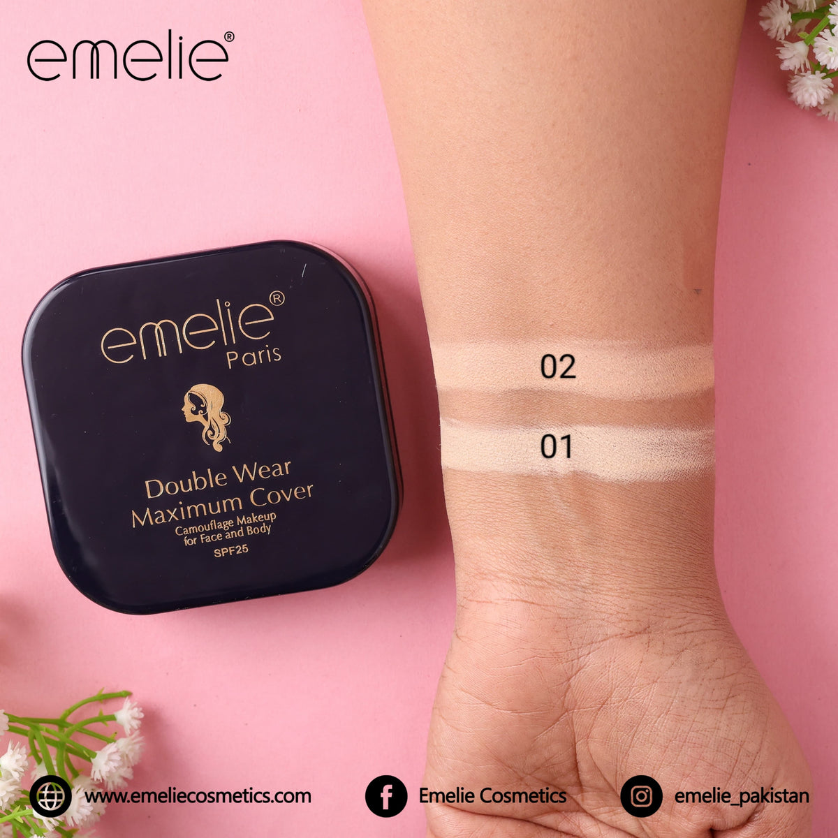 Double Wear Maximum Cover Pressed Powder