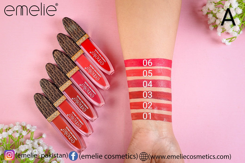 Aqua Rouge Waterproof Liquid Lip Color (6pc Set)