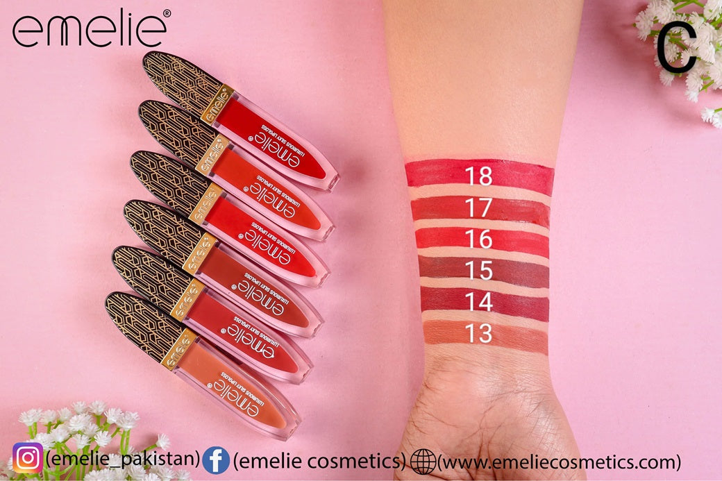 Aqua Rouge Waterproof Liquid Lip Color (6pc Set)