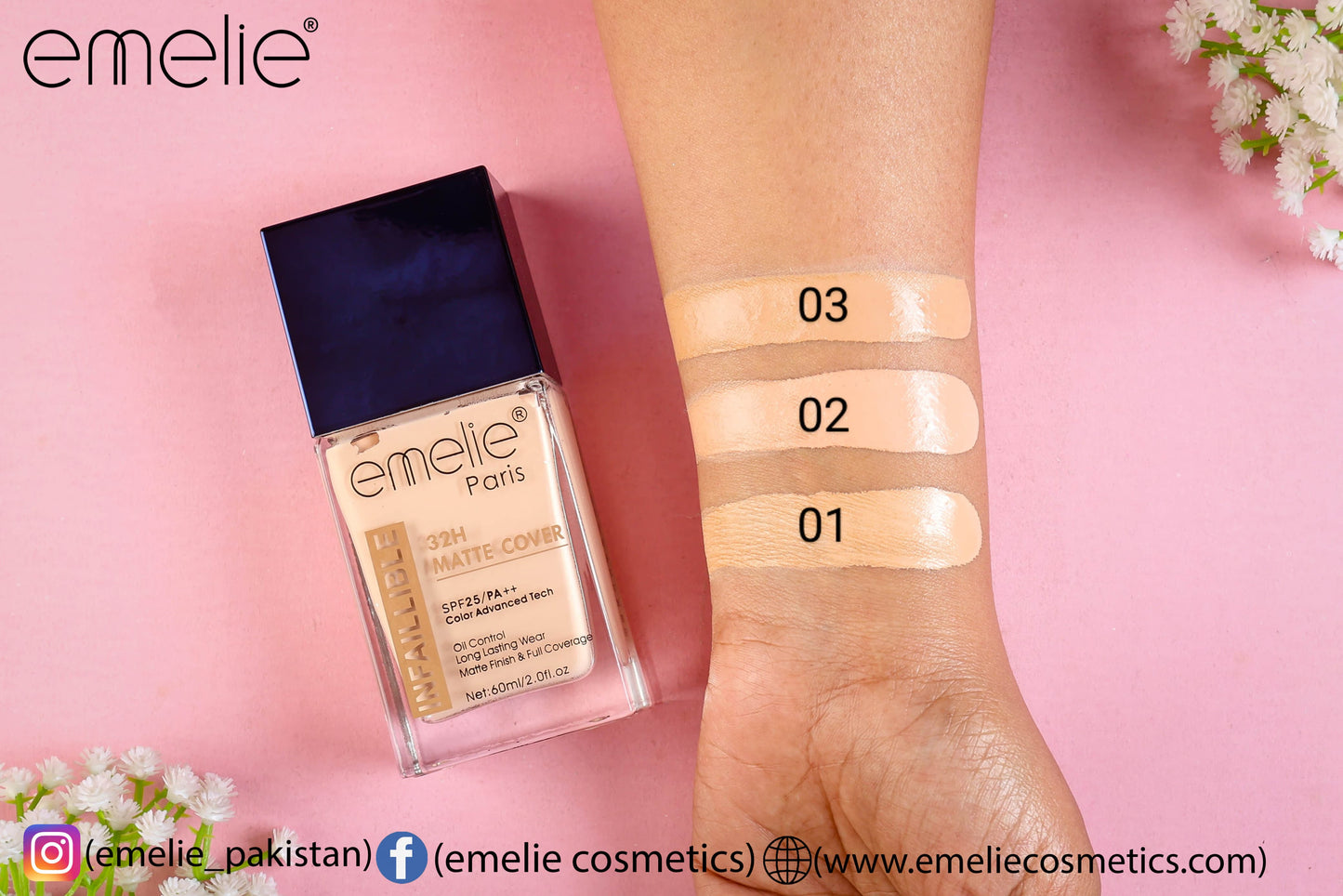 32H Matte Cover Waterproof Foundation