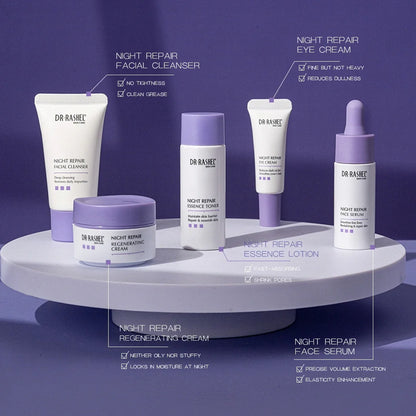 DR.RASHEL Retinol Night Repair Youth-Activating Skin Care Travel Set (5-Piece)