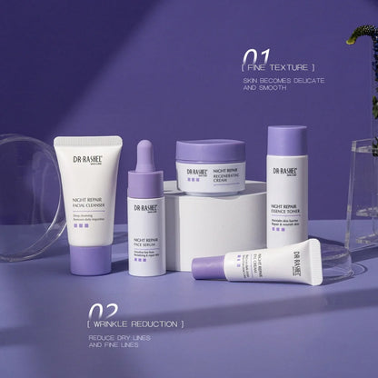 DR.RASHEL Retinol Night Repair Youth-Activating Skin Care Travel Set (5-Piece)