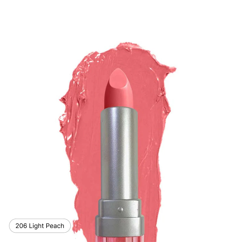 Glamorous Face Matte Lipstick Vitamin E & Aloe Vera Extracts (Pink Case) (40 Colors)