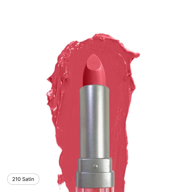Glamorous Face Matte Lipstick Vitamin E & Aloe Vera Extracts (Pink Case) (40 Colors)