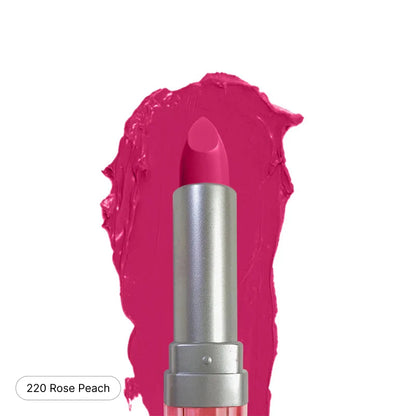 Glamorous Face Matte Lipstick Vitamin E & Aloe Vera Extracts (Pink Case) (40 Colors)