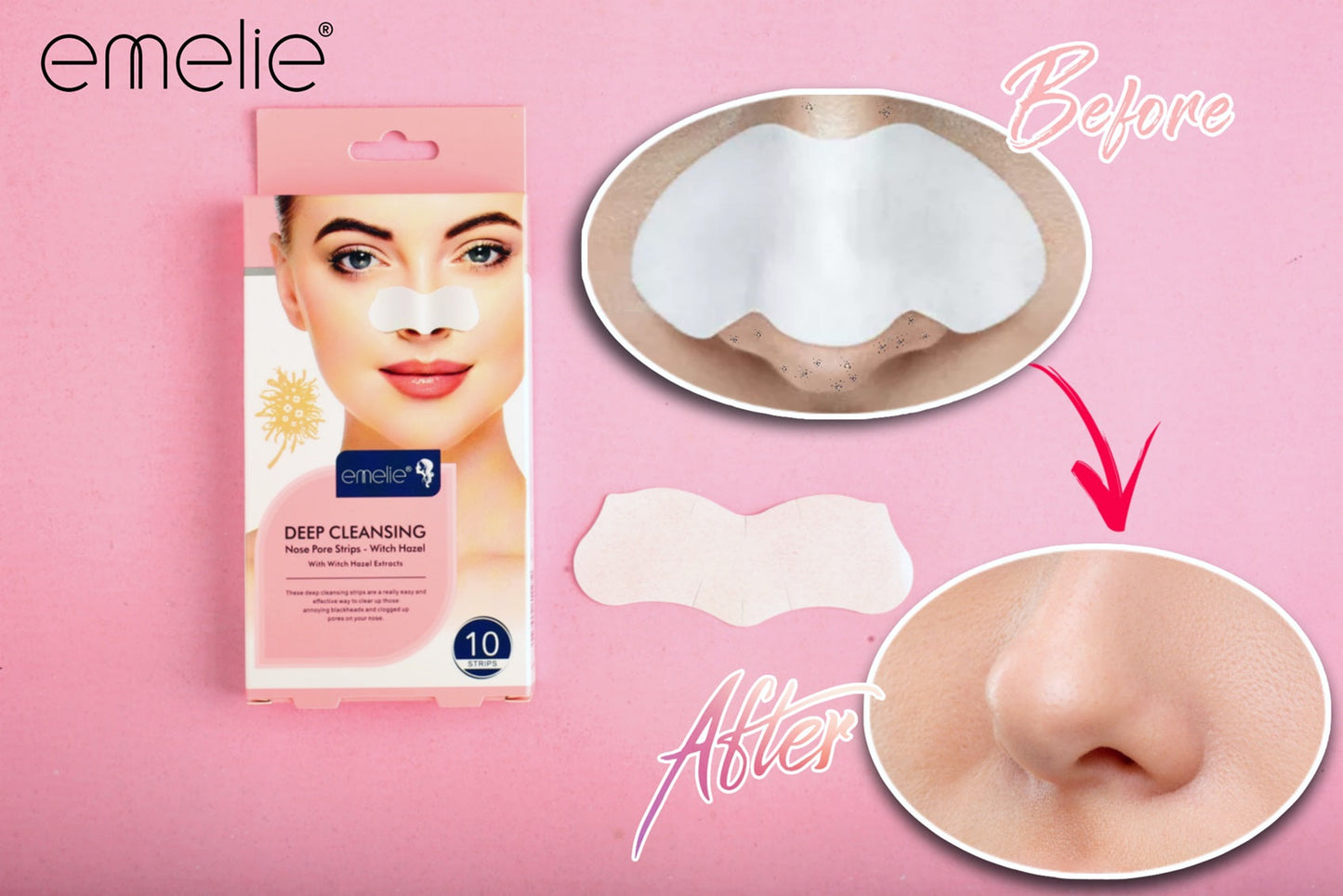 Deep Cleansing Nose Pore Strips