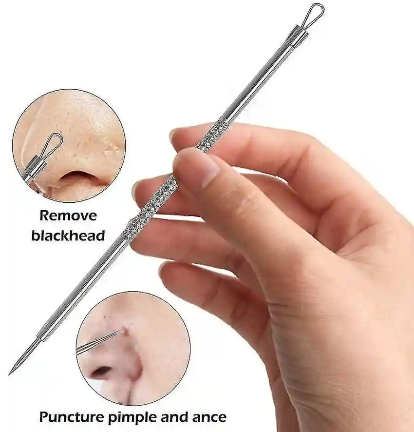 2 in 1 Stainless Steel Blackhead & Acne Remover Tool