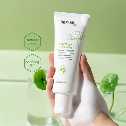 DR.RASHEL Centella & Ceramide Facial Cleanser | Soothing Repair | Deep Cleansing & Oil Control | 120g
