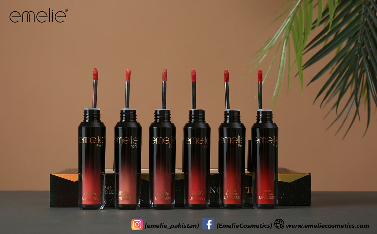 24HRS Long Lasting Lipgloss - 6pc Set