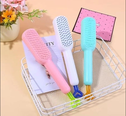 3D Self-Cleaning Hair Brush | Retractable Airbag Scalp Massager