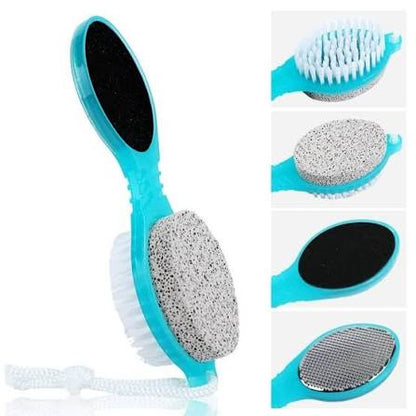 4-in-1 Foot Care Callus Remover Brush & Pumice Stone