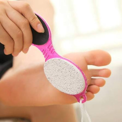 4-in-1 Foot Care Callus Remover Brush & Pumice Stone