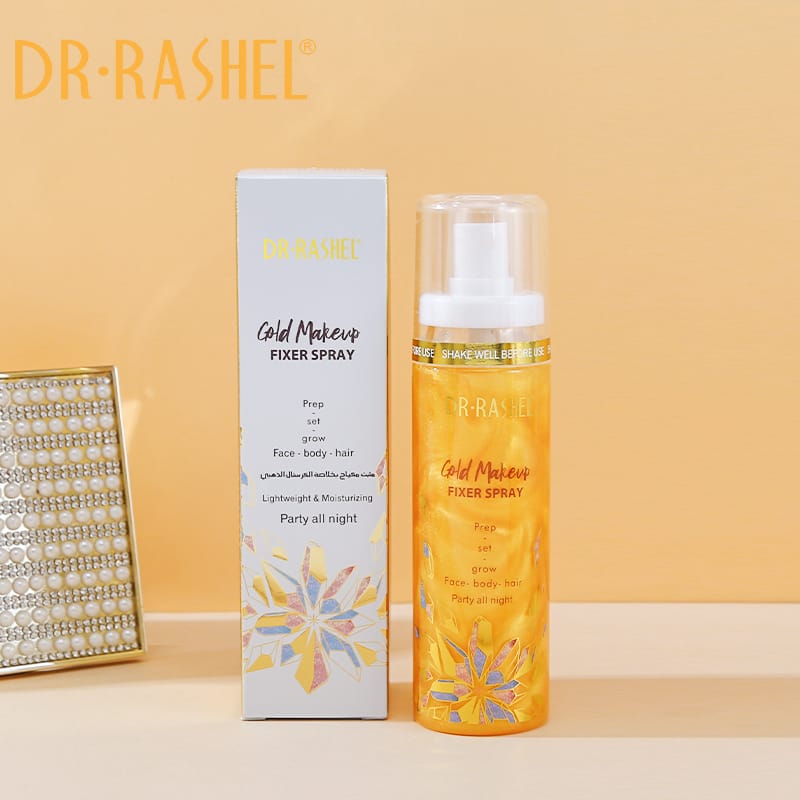 Dr.Rashel Lightweight & Moisturizing Gold Makeup Fixer Spray