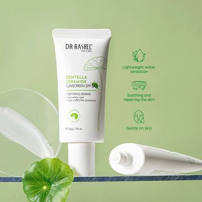 Dr. Rashel Centella Ceramide Sunscreen SPF 50 – Broad Spectrum Daily UV Protection