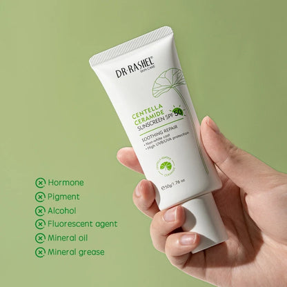 Dr. Rashel Centella Ceramide Sunscreen SPF 50 – Broad Spectrum Daily UV Protection