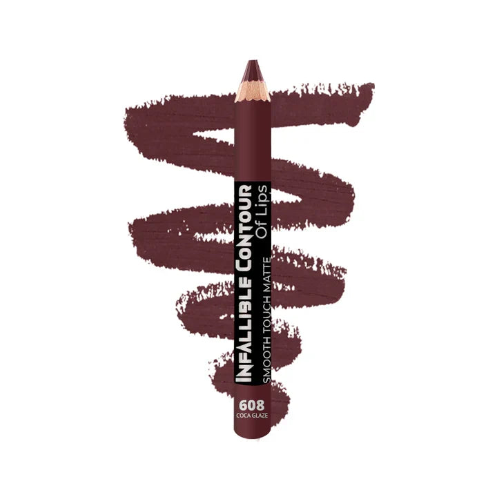 Glamorous Face Infallible Contour Smooth Touch Matte Jumbo Eye & Lip Pencil