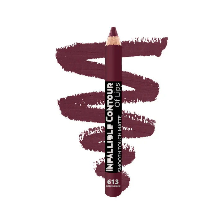 Glamorous Face Infallible Contour Smooth Touch Matte Jumbo Eye & Lip Pencil