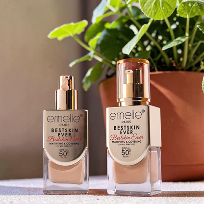 emelie® Paris BESTSKIN EVER Mattifying & Covering Foundation SPF50 PA++++