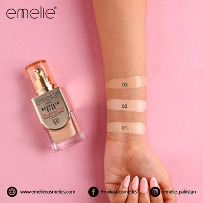 emelie® Paris BESTSKIN EVER Mattifying & Covering Foundation SPF50 PA++++