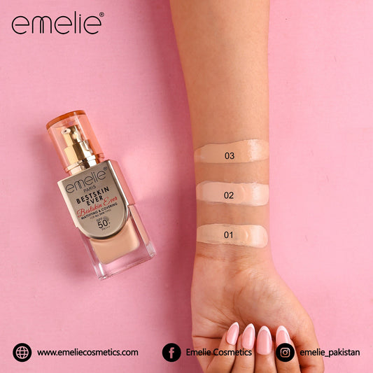 emelie® Paris BESTSKIN EVER Mattifying & Covering Foundation SPF50 PA++++
