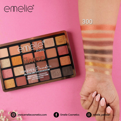 emelie® Matte Maker for Eye’s 24-Color Eyeshadow Palette