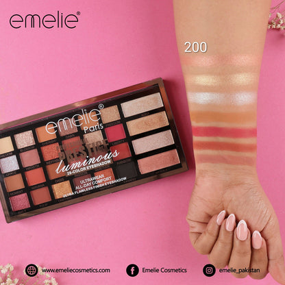 emelie® Paris Prestige Luminous 28-Color Eyeshadow Palette