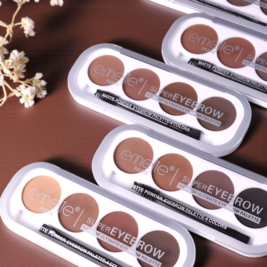 emelie® Paris SUPEREYEBROW 4-Color Ultimate Eyebrow Palette