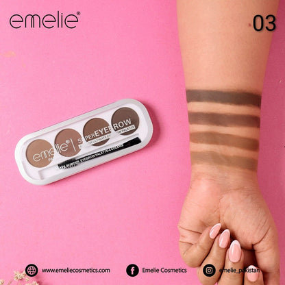 emelie® Paris SUPEREYEBROW 4-Color Ultimate Eyebrow Palette